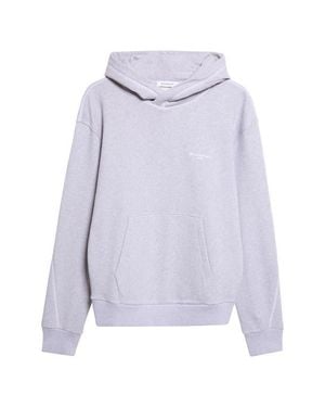 Givenchy Couture Seam Cotton Fleece Hoodie - White