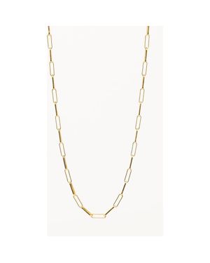 Gwen Beloti Layla Link Chain Necklace - Metallic