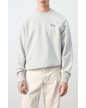 Mango X Fantastic Yes Graphic Sweatshirt - White