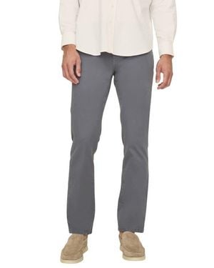 WARP+WEFT Ord Straight Leg Twill Pants - Gray