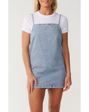 Rip Curl Stacey Denim Shift Minidress - Blue