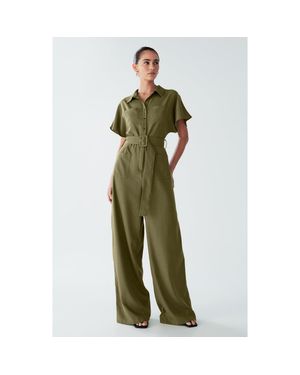 Willa Zel Jumpsuit - Green