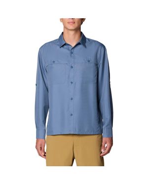 Mountain Hardwear Sun Drift Cooling Long Sleeve Shirt - Blue
