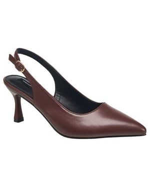 French Connection Brenna Kitten Heel - Brown