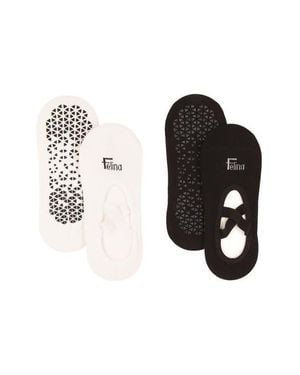 Felina 2-Pack Pilates Socks - Black