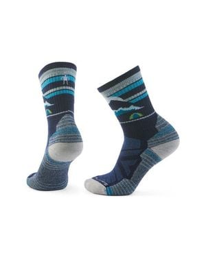 Smartwool Hike Light Cushion Crew Socks - Blue