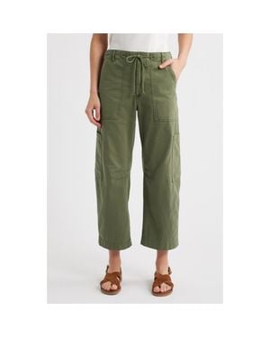 Pistola Sabrina High Waist Barrel Twill Utility Pants - Green