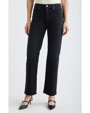 PAIGE Stevie High Waist Straight Leg Jeans - Blue