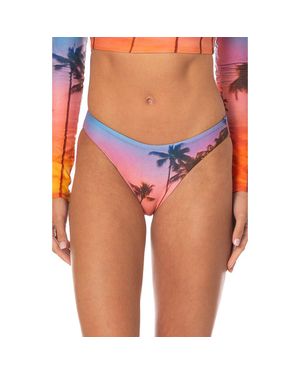 Maaji Peach Drift Sublimity Reversible Bikini Bottoms - Pink
