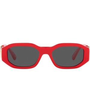 Versace Kids' 48Mm Small Rectangle Sunglasses - Red