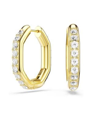 Swarovski Dextera Crystal Hoop Earrings - Metallic