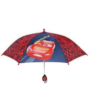Disney Pixar Cars Lightning Mcqueen Kids Umbrella - Red