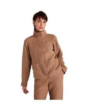 Haven Well Within Everweave Linen Jacket - Brown