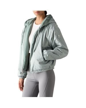 Moose Knuckles Eaton Bunny Reversible Faux Fur Hooded Jacket - Gray