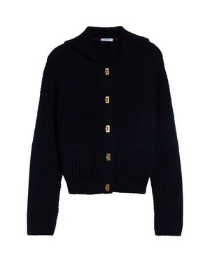 Ferragamo Wool & Cashmere Cardigan - Blue