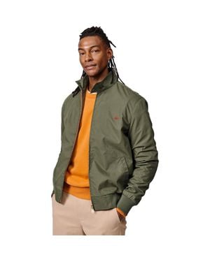 aubi Authorpe Harrington Bomber Jacket - Brown