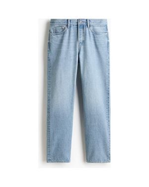 H&M Straight Regular Jeans - Blue