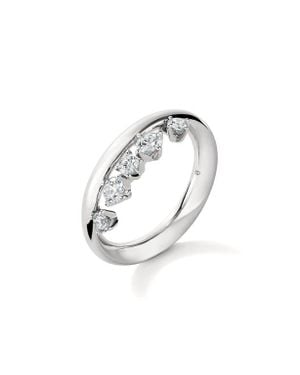 Hearts On Fire Barre Floating Diamond Ring - Metallic