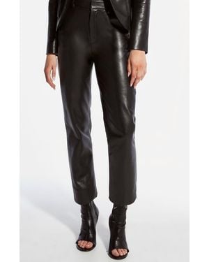 AS by DF Jordan Recycled Leather Pants - Black