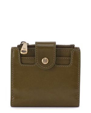 Hobo International Dunn Leather Compact Wallet - Green
