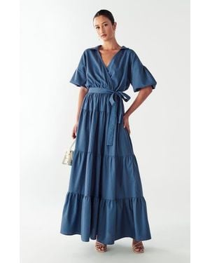 Willa Sole Maxi Dress - Blue