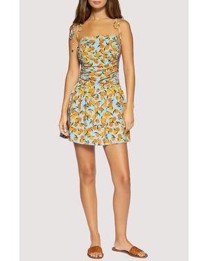 Lost + Wander Citrus Soirée Minidress - Yellow