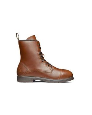 Xena Workwear Spice Steel Toe Lace Up Zip Safety Boot - Brown