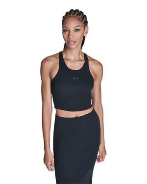 Converse Box Star Cropped Tank - Blue