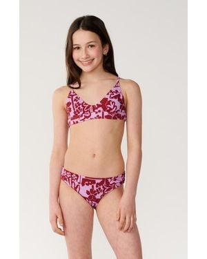 Rip Curl Kids' Pacific Coast Two-Piece Swimsuit - Red