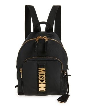 Moschino Carry Me Media Media Backpack - Black