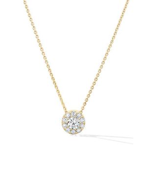 Hearts On Fire Fulfillment Diamond Pendant Necklace - Metallic