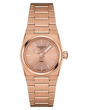 Tissot Prx Diamond Bracelet Watch, 25Mm - Pink