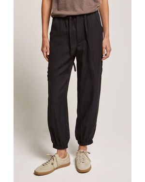 Crescent Lightweight Cargo Jogger Pants - Black