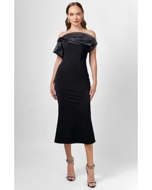 Bariano Kiarra Strapless Midi - Black