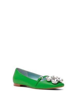 Frances Valentine Josephine Flat - Green