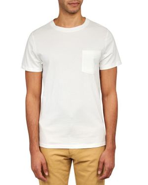 Con.struct Slim Fit Solid Crew T-Shirt - White