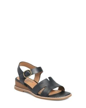 Comfortiva Maira Slingback Wedge Sandal - Black