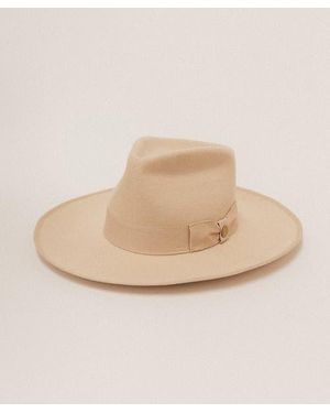 Two Roads Hat Co. Taos Western Fedora - Natural