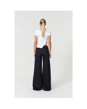 Jendue Davidson Wide Leg Pants - Blue