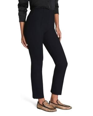 Spanx Spanxsupersmooth Perfectfit Ponte Ankle Slim Pants - Black