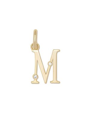 Ramy Brook Initial M Charm - White