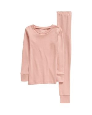 L'ovedbaby Two-Piece Organic Cotton Pajamas - Pink