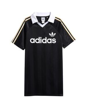 adidas Kids' Archive Collar Jersey Dress - Black