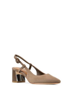Donald J Pliner Song Slingback Pointed Toe Pump - Natural