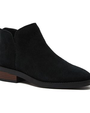 Lands' End Essential Zip Up Ankle Booties - Black