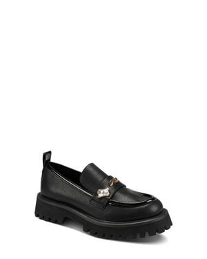 KARL LAGERFELD Greenly Platform Loafer - Black