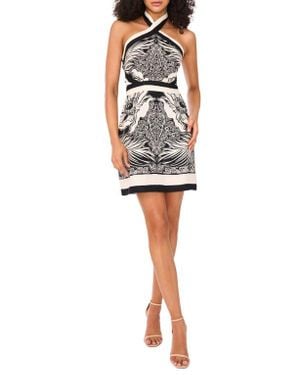 Parker The Fergie Halter Minidress - Black