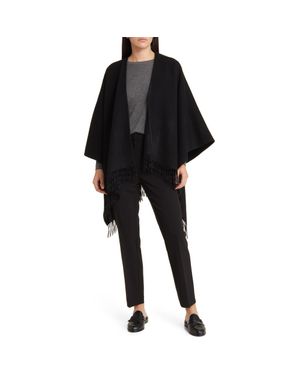 Vince Wool & Cashmere Ruana - Black