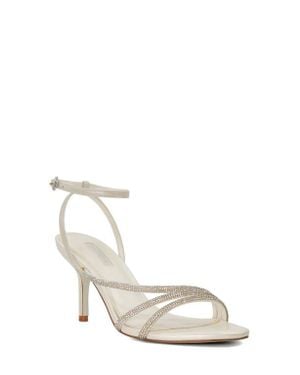 Dune Midsummers Ankle Strap Sandal - White