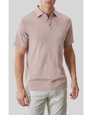 Robert Barakett Georgia Short Sleeve Pima Cotton Polo - Multicolor